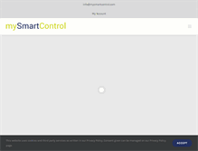 Tablet Screenshot of mysmartcontrol.com